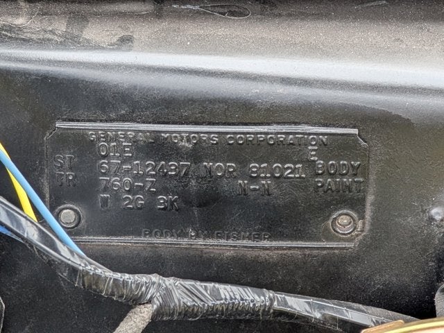 1967 Chevrolet Camaro Base