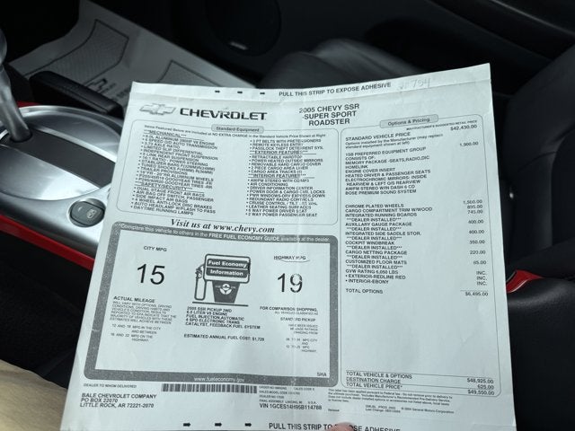 2005 Chevrolet SSR LS