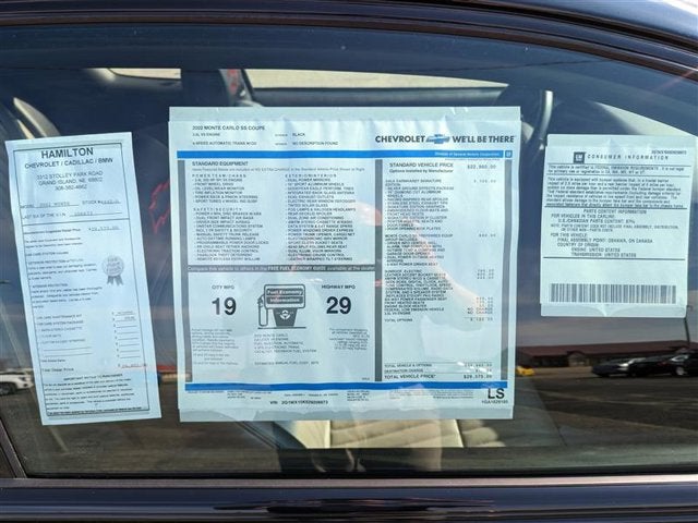 2002 Chevrolet Monte Carlo SS