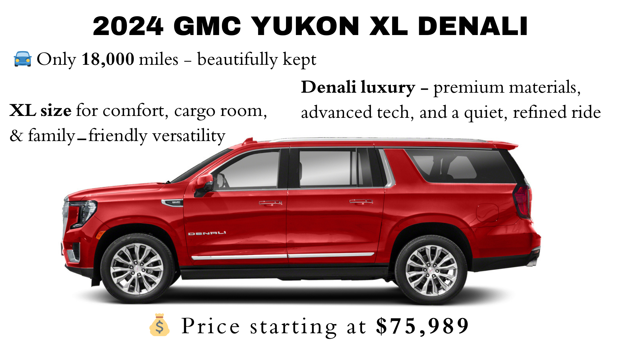 2024 GMC Yukon XL Denali